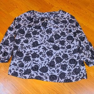 Floral Print Ann Taylor Loft top